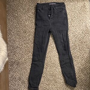 High Rise Black Jeans